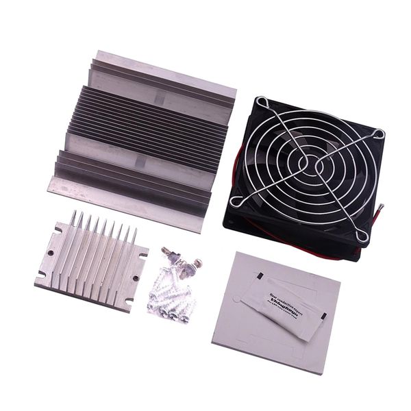 

diy thermoelectric refrigeration semiconductor cooling system cooler fan kit set