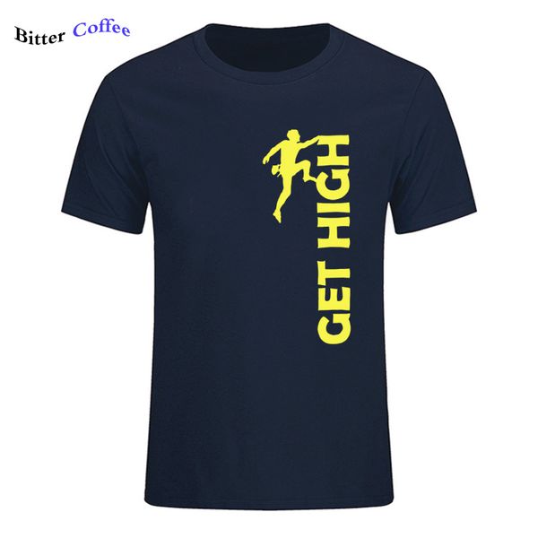 

спорт лето новый стиль клим получить высокие тенниска новое прибытие уникальный дизайн мужчины качество печати crewneck смешные хлопка tee s