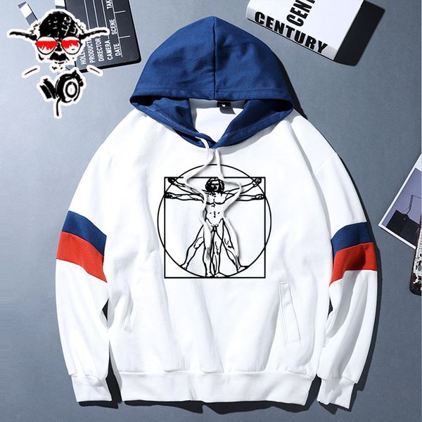

hoodies cloth pictures vitruvian - leonardo da vinci tribute art men's hoodies, sweatshirts sport hooded sweatshirt hoodie