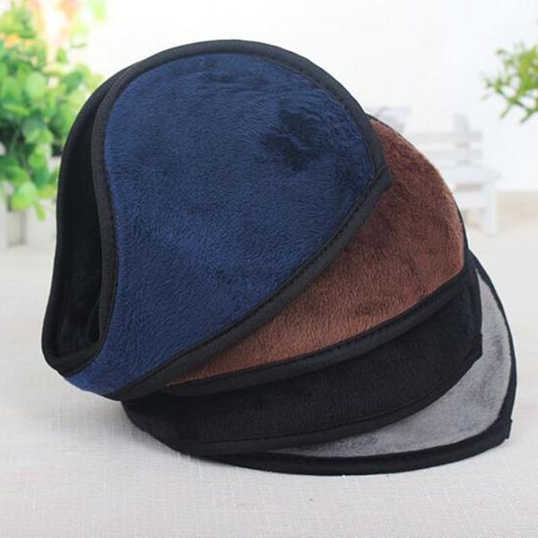 

ear muffs wholesale- fashion solid color soft comfy earmuffs plush for women men warm winter cover accessories good quality gifts1, Blue;gray