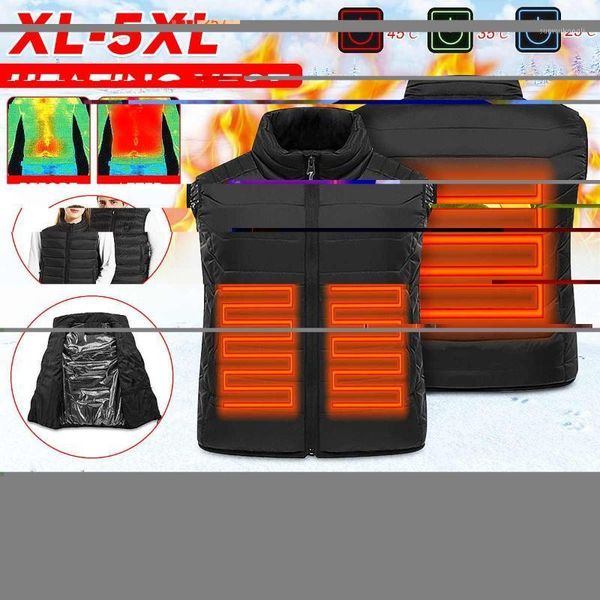 

outdoor t-shirts heated zones electric vest jackets men women sportswear coat heat usb heating jacket for camping winter1, Gray;blue