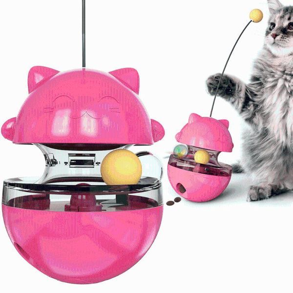

cat toys tracks spinning ball interactive puzzle play game turntable mint home toy pet supplies feeders kitty kitten1