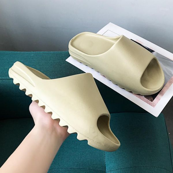 

slippers coslony for men fashion summer solid color casual home slipper shoes eva non-slip beach slides shower slippers1, Black