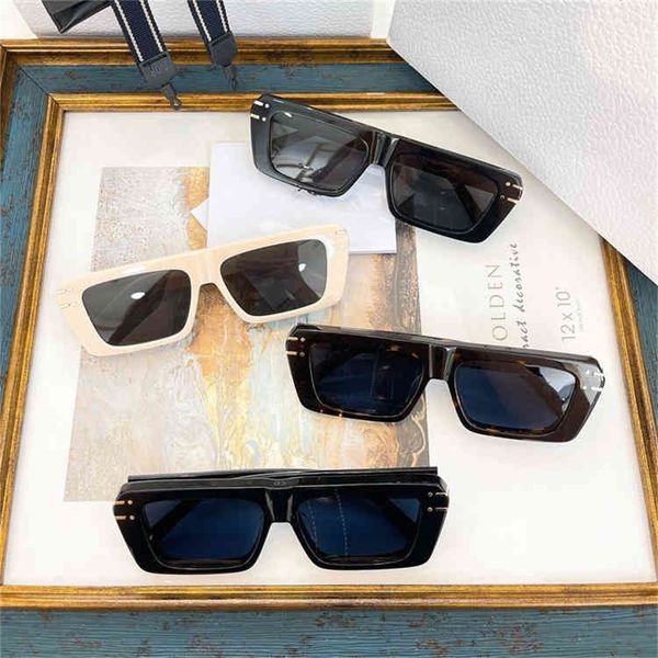 

70% off clearance online family 2022 new plate small frame thin face sunglasses star net red same sunglasses concave shape, White;black