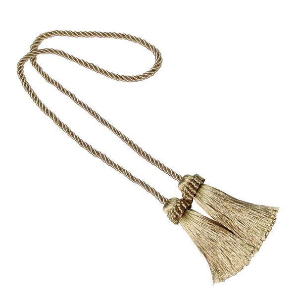 

1pc room accessories tassel curtain tieback fringe handmade curtain tie backs hanging ball buckle rope curtains holder bandage h sqcwwx