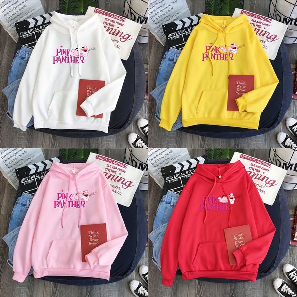 

pink panther пара балахон женщин с капюшоном флис весной и осенью студент тенденция розовый пуловер балахон vh8js, Black