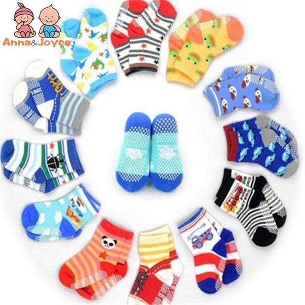 

6pair/lot baby girls boy socks wholesale non slip baby socks infant socks 0-3years atws0001 y201009, Pink;yellow