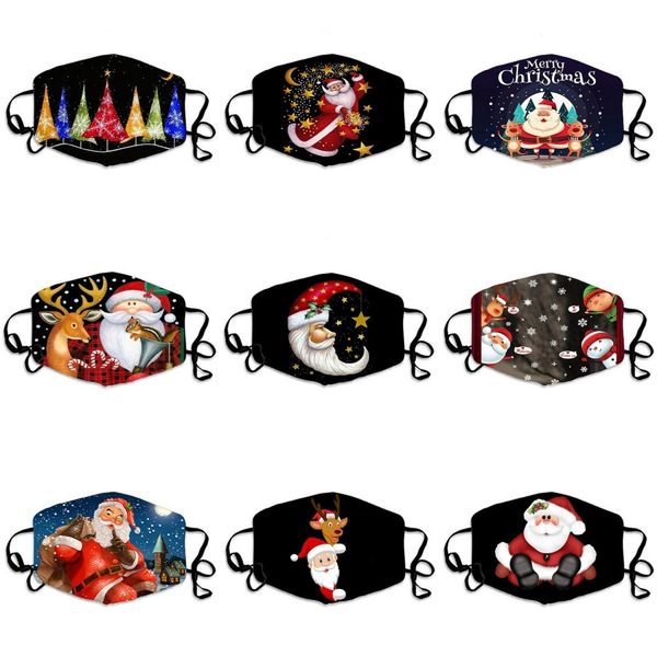 

face masks anti dust windproof printed outdoor mask a4030#348, Black