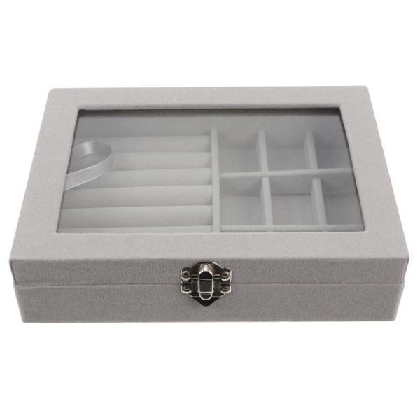 

gift wrap 1pc jewelry box earring rings holder simple case container