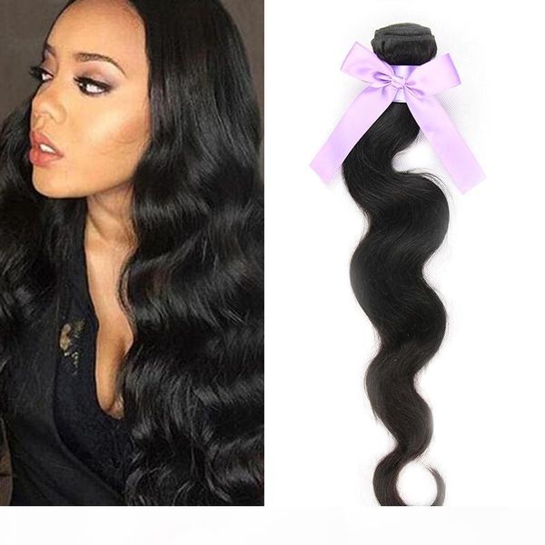 

3 4 pcs lot brazilian body wave human hair extensions natural black hair indian malaysian peruvian brazilian human hair extensions