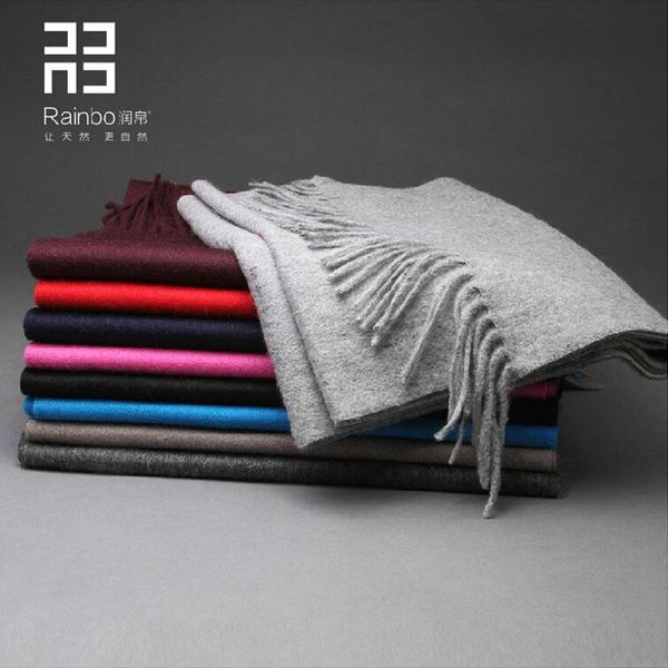 

scarves 2021 styles man female sacrf solid color cashmere big shawl 100%, Blue;gray
