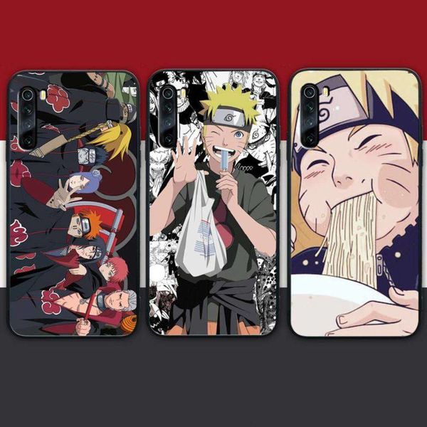 

reayou - silicone mobile phone cover, animated naruto smart phone cover, redmi 4x 5 plus 6 6a 7 7a 8 8a 9 note 4 8 t 9 pro max