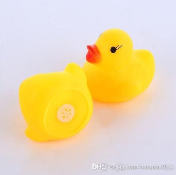 

enfants mini rubber duck bath duck pvc with sound floating duck baby bath water toy swimming beach gift for kids toys