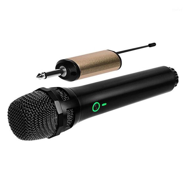 

wireless dynamic microphone, uhf cordless microphone system with portable receiver for house parties, karaoke, meeting1