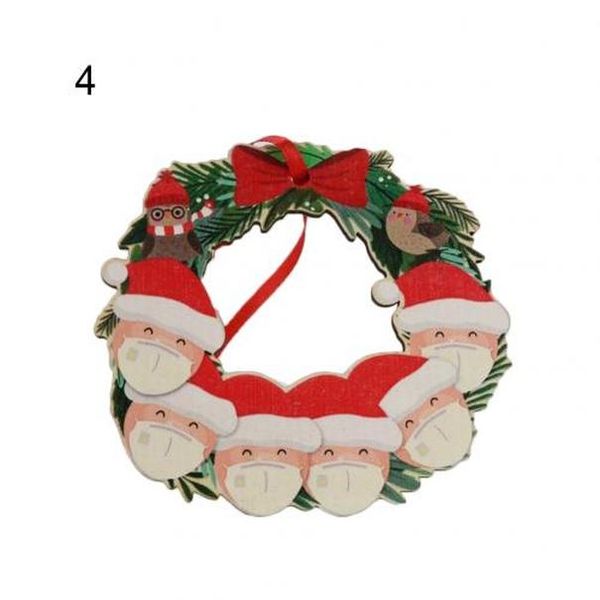 

деревянная лицо обложка санта клаус подвеска garland рождественские украшения партия декор christmas party подарок для семей друзья jllegm h