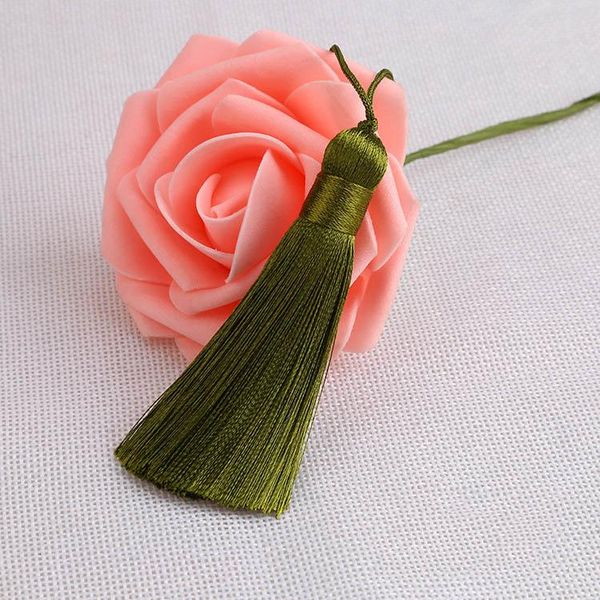 

mibrow 5pcs lot 24 colors 9cm mixed cotton silk tassels earrings charm pendants satin tassels for diy jewelry making findings h bbydde