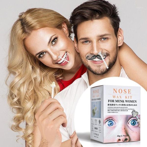 

portable hair removal nose wax kit men women painless beads for nose ear wax kit nasal waxing hair removal cosmetic tool1