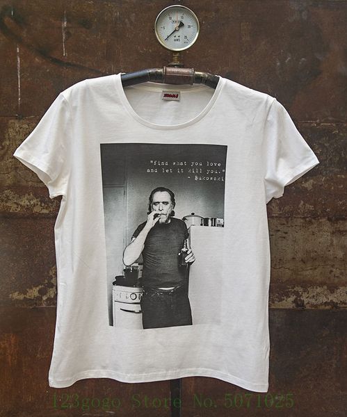 

charles bukowski mens t shirt 100% cotton short sleeve o-neck tee shirts sport hooded sweatshirt hoodie