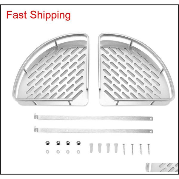 

new 2 tier corner storage holder shelves bathroom shampoo shower kitchen storage rack organizer qylyat new_dhbest