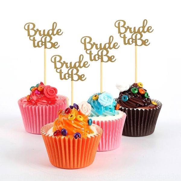 

rzqo3 24pcs baked party to bride to be plug-in party dessert decoration baked cake baking simulation cake 24pcs bride simulation be plug-in