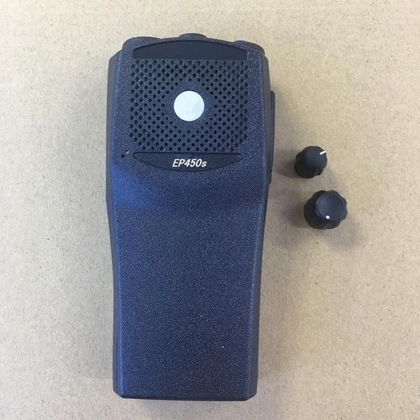 

walkie talkie black color the front housing case shell for motorola ep450s with channel volume knobs1