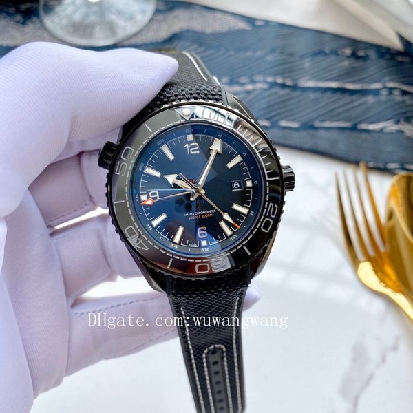 

2020 sea boss ceramic bezel watches aqua master terra men planet gmt wristwatches ocean james bond 007 mens watch d4051
