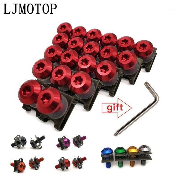 

motorcycle mirrors general purpose fairing screws clips body spring bolts for 996/996b/sps/r m1000s s4/s4r 1098/s/tricolor1