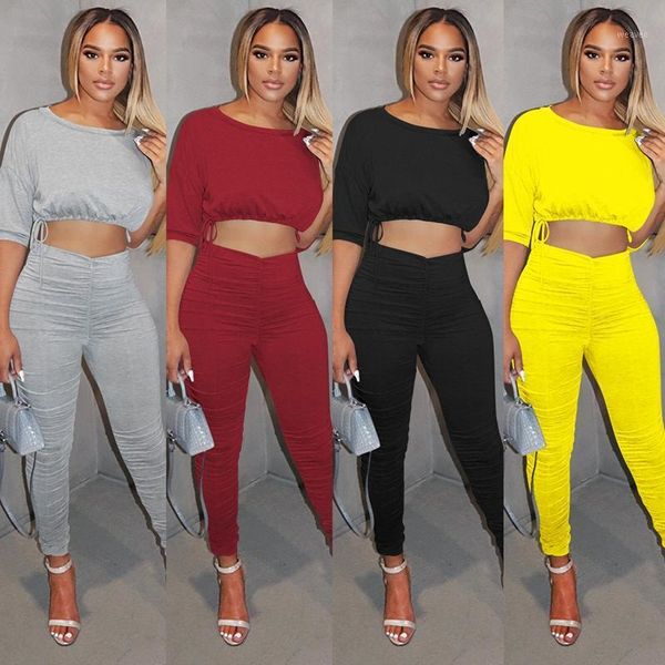 

zkyzwx fall two piece tracksuits women set long sleeve strapless stacked leggings night club lounge wear outfits suits1, Gray