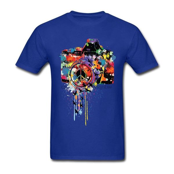 

смешные paint зеркальная камера мира логотип regular fit короткие рукава настройка guy крупногабаритные official одежда спорт толстовка с ка