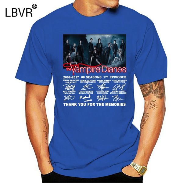 

the vampire diaries 2009 8 seasons 171 episodes signature t shirt black fashion t shirt tee sport hooded sweatshirt hoodie