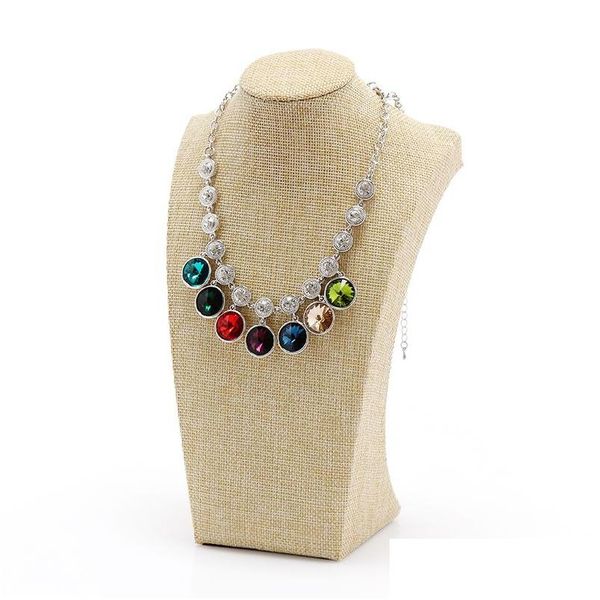 

mannequin display necklace jewelry display necklace holder jewelry bust big size pendant display bust ckycj, Black