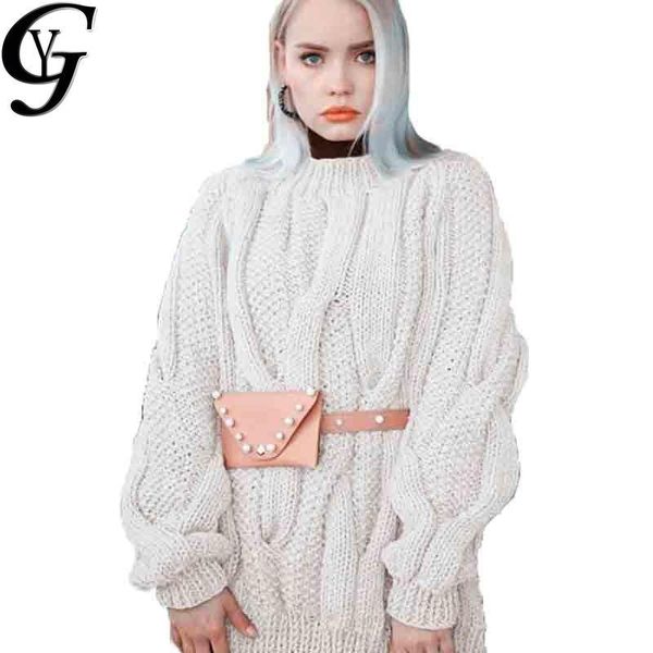 

women's sweaters ulzzang knitted women sweater 2021 winter korean style outfit jumpers pullover casual solid oversized, White;black