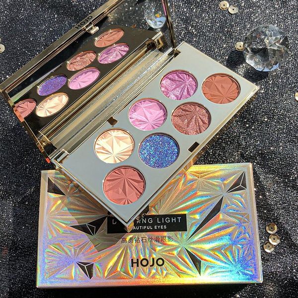 

hojo diamond modeling concealer eye shadow sequin shimmering powder earth color pearly lustre matte suitable beginners girl's