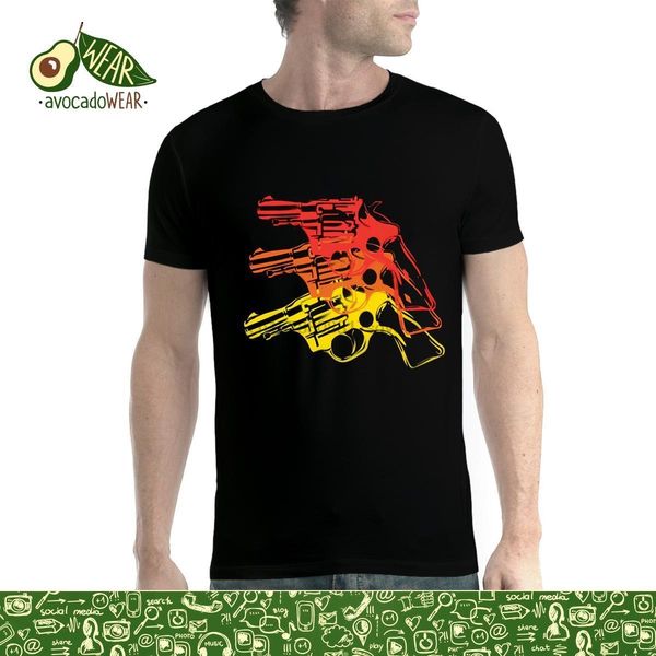 

gun pistol revolver t shirt xs 5xlstreetwear funny print hip mans t shirt tees t shirt sport hooded sweatshirt hoodie