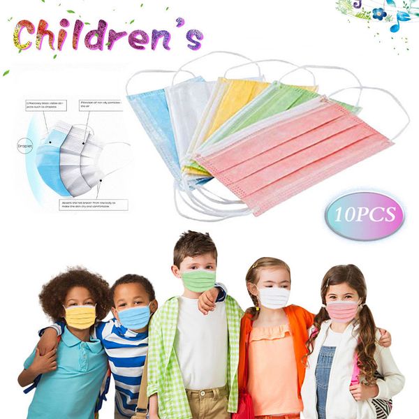 

maskfashion mask face 10pc newchildren disposable designer 3ply ear loop mascherine infantiles desechables mascarillas