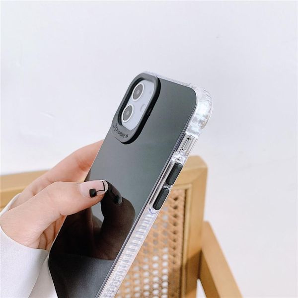 

candy color зеркало чехол для телефона для iphone 12 mini 11 pro max x xr xs max 7 8 plus se 2020 камера bbyjrg packing2010