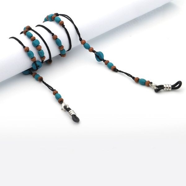 

blue beaded glasses chain universal anti-skid holder strap rope eyewear cord