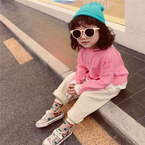 

lboys для детского и новых девушек в летнем анти ультрафиолетового солнцезащитных очков ребенка зонта очки прилив m, White;black