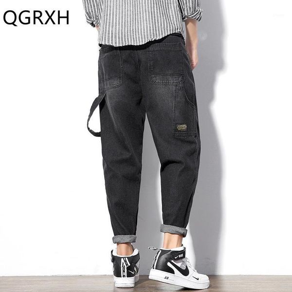 

2019 fashion harajuku black jeans men vintage streetwear sweatpants japanese casual hip hop streetwear 5xl pants1, Blue
