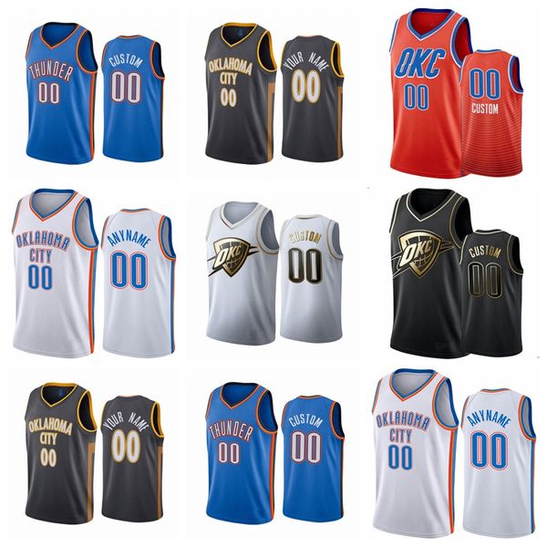 

men oklahoma city thunder luguentz dort george hill al horford any player customizes a basketball jerseys, Black;red