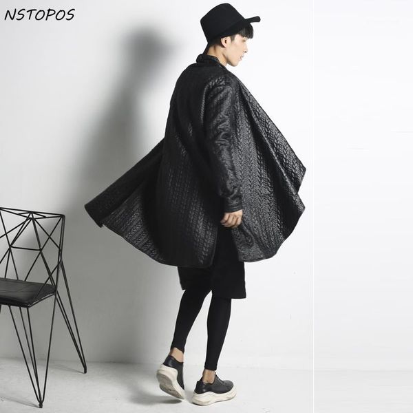 

wholesale- hip hop jacket coat black streetwear trench coat irregular party prom jacket outwear chaqueta hombre designer style hip hop1, Tan;black