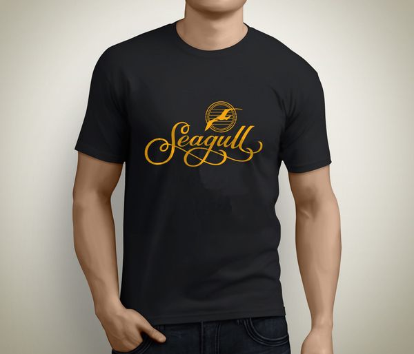 

new seagull guitar canadian short sleeve men's black size s to 5xl gift print hip hop new arrival tees hooded sweatshirt hoodie men t s