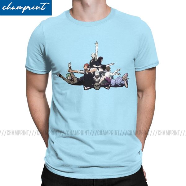 

death parade men t shirts decim bar anime humor tee shirt short sleeve o neck t-shirt pure graphic clothes sport hooded sweatshirt hoodie