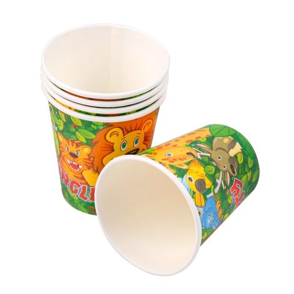 

fengrise джунгли party decor одноразовая посуда партия животных сафари партии декор день рождения украшения дети baby shower wmtmhw xhlight