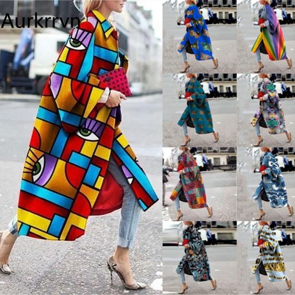 

aurkrrvn fashion women long coat winter high street batwing sleeve woman blend wool overcoat for office lady elegant outfit, Tan;black