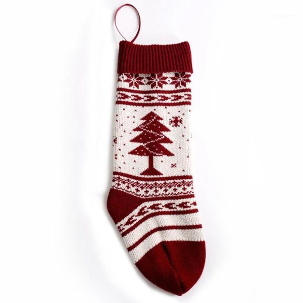 

christmas decorations stockings sack gift filler decoration sock1