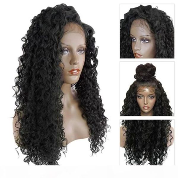 

human hair wigs lace front brazilian malaysian indian curly hair full lace wig remy virgin hair lace front wigs for black women