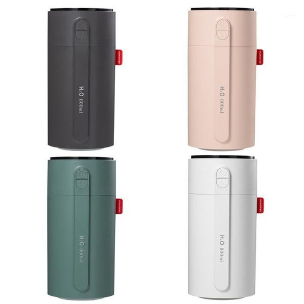 

800ml dual nozzle air humidifier usb aroma diffuser night light induction spray 95ac1