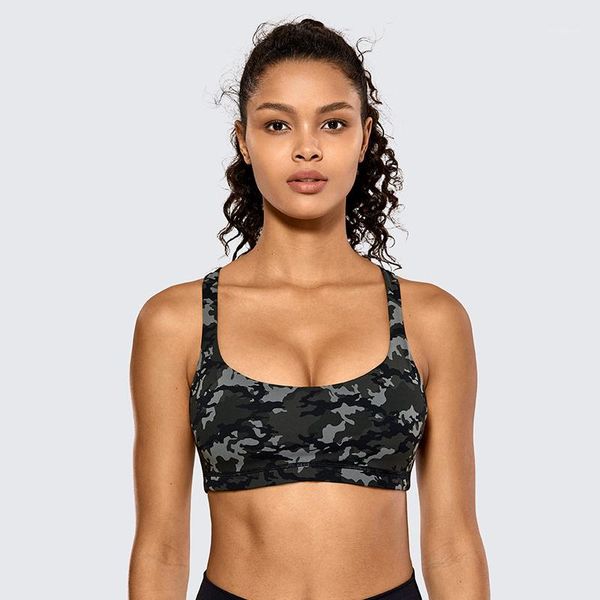 

gym clothing women's light support cross back wireremovable cups yoga sport bra xs s  l xl1, White;black