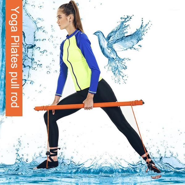 

resistance bands band pilates bar stick fitness exercise yoga gym sports training b2cshop1
